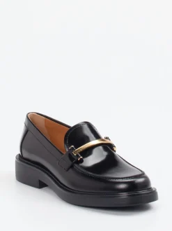 Tod's – Loafer aus Hochglanzleder in Schwarz