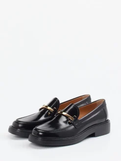Tod's – Loafer aus Hochglanzleder in Schwarz