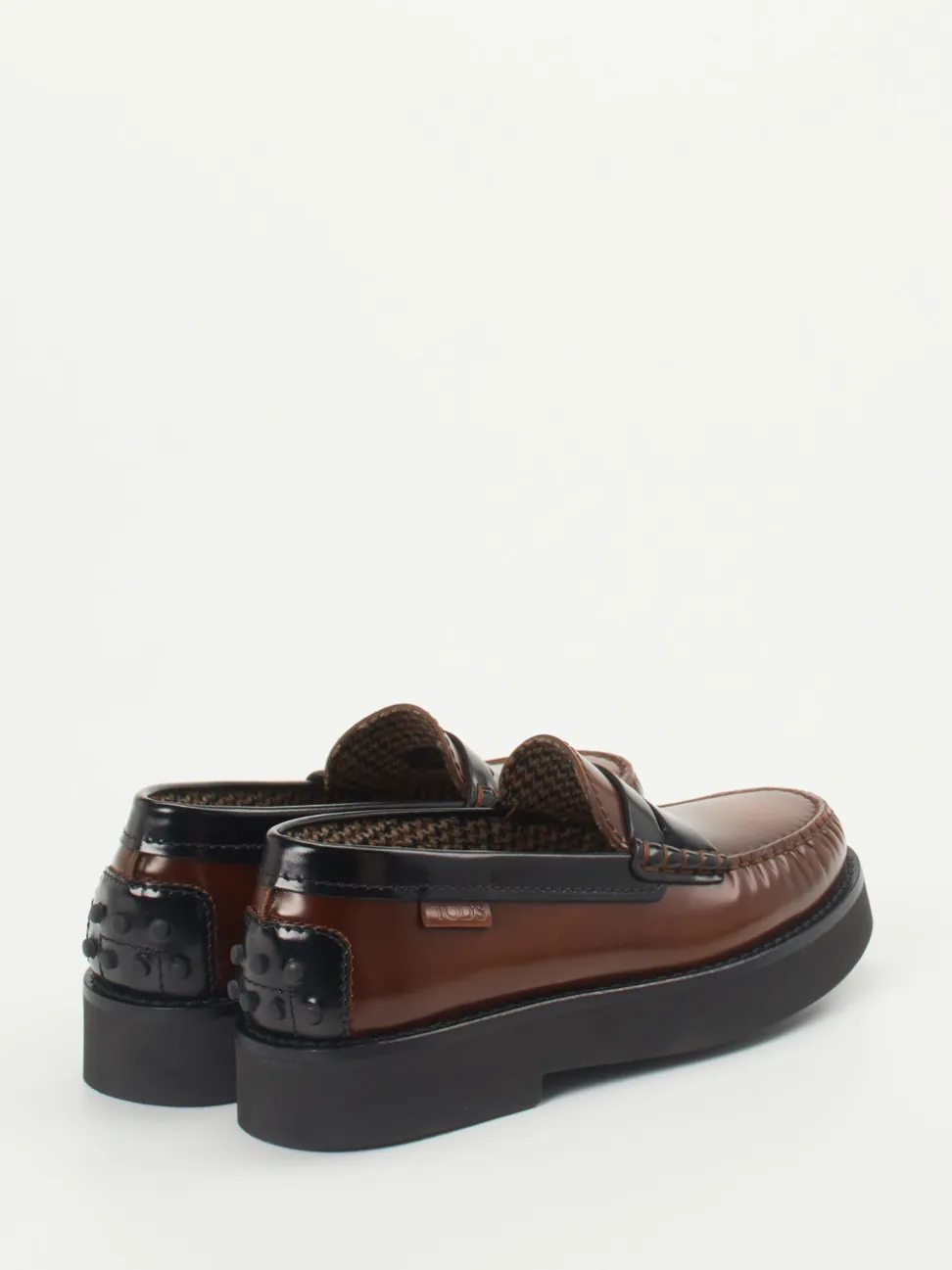 Tod's – Loafer aus Hochglanzleder in Braun