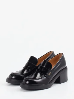 Tod’s – Loafer aus Hochglanzleder Schwarz