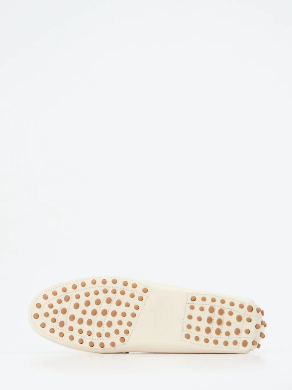 Tod's – Loafer aus Kalbleder in Cremeweiß