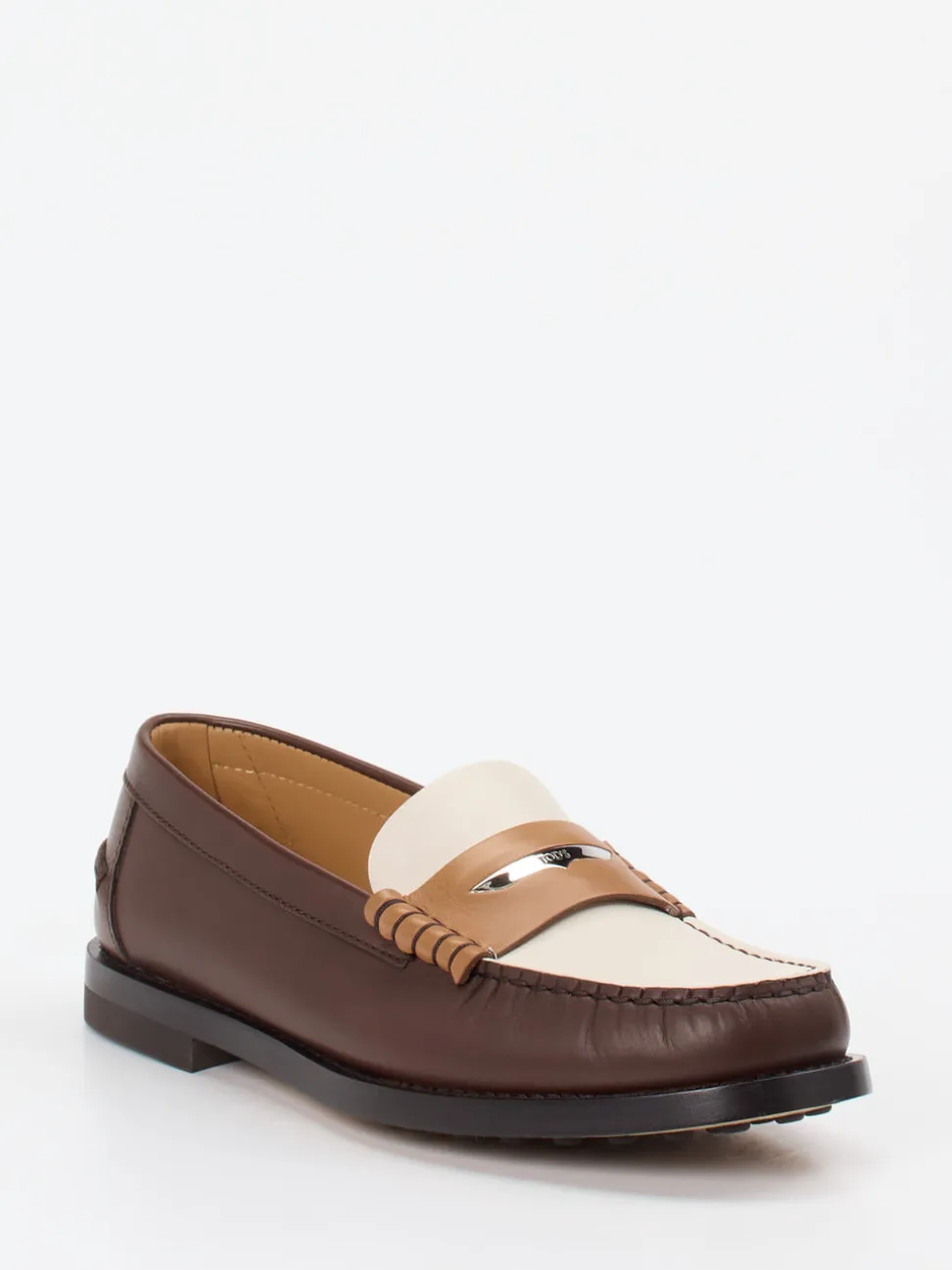 Tod's – Loafer aus Kalbleder in Dunkelbraun