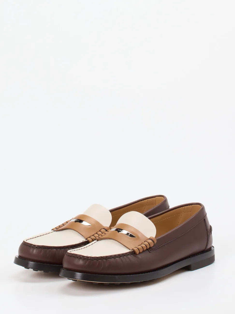 Tod's – Loafer aus Kalbleder in Dunkelbraun
