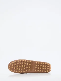 Tod's – Loafer aus Kalbleder in Cognacbraun