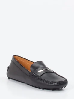 Tod's – Loafer aus Kalbleder Schwarz glänzend
