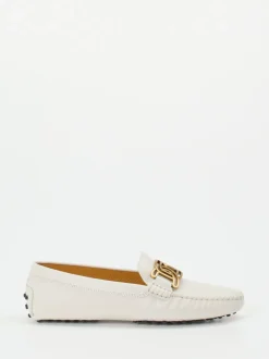 Tod's – Loafer aus Kalbleder mit Goldkette