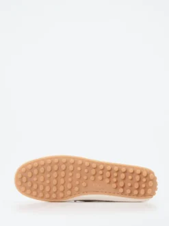 Tod's – Loafer aus Kalbleder in Cremeweiß