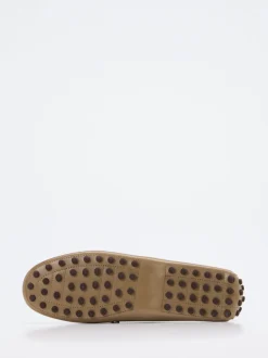 Tod's – Loafer aus Kalbleder in Sandbeige
