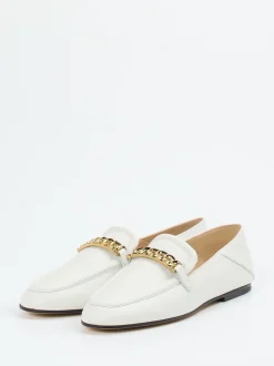Tod's – Loafer aus Lammleder in Off-White