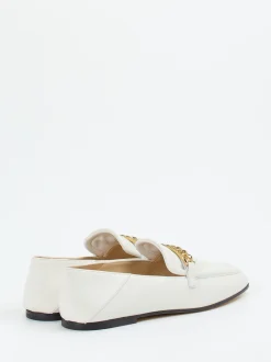 Tod's – Loafer aus Lammleder in Off-White