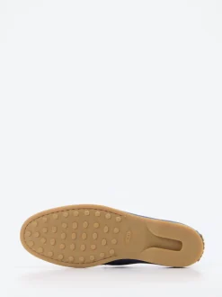 Tod's – Loafer aus Leder in Jeansblau