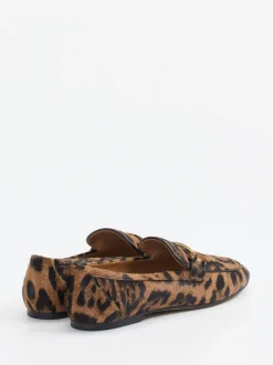Tod's – Loafer aus Ponyfell in Leoprint