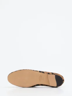 Tod's – Loafer aus Ponyfell in Leoprint