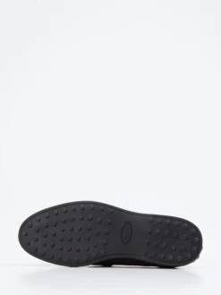 Tod's – Loafer aus Veloursleder Dunkelbraun