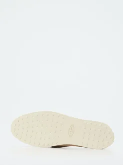 Tod's – Loafer aus Veloursleder in Puderrosa