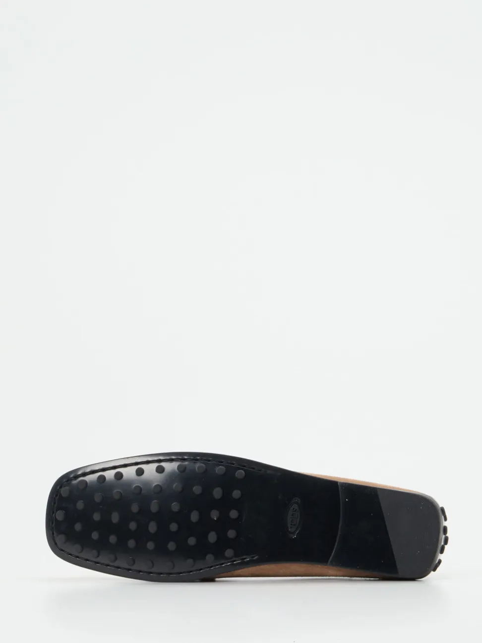 Tod's – Loafer aus Veloursleder sandbeige