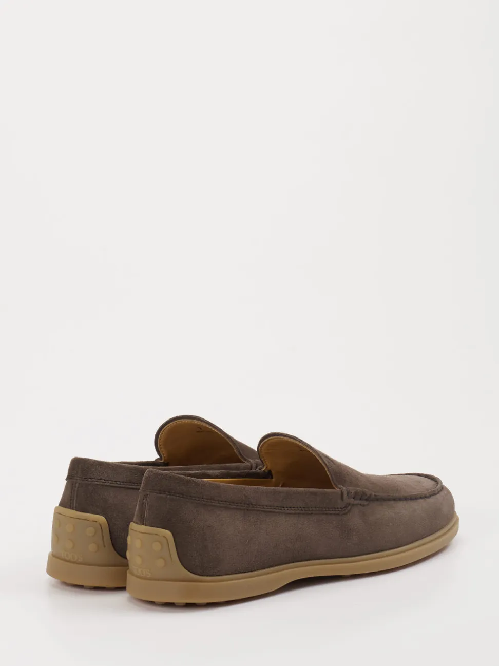 Tod's – Loafer aus Veloursleder in Braun