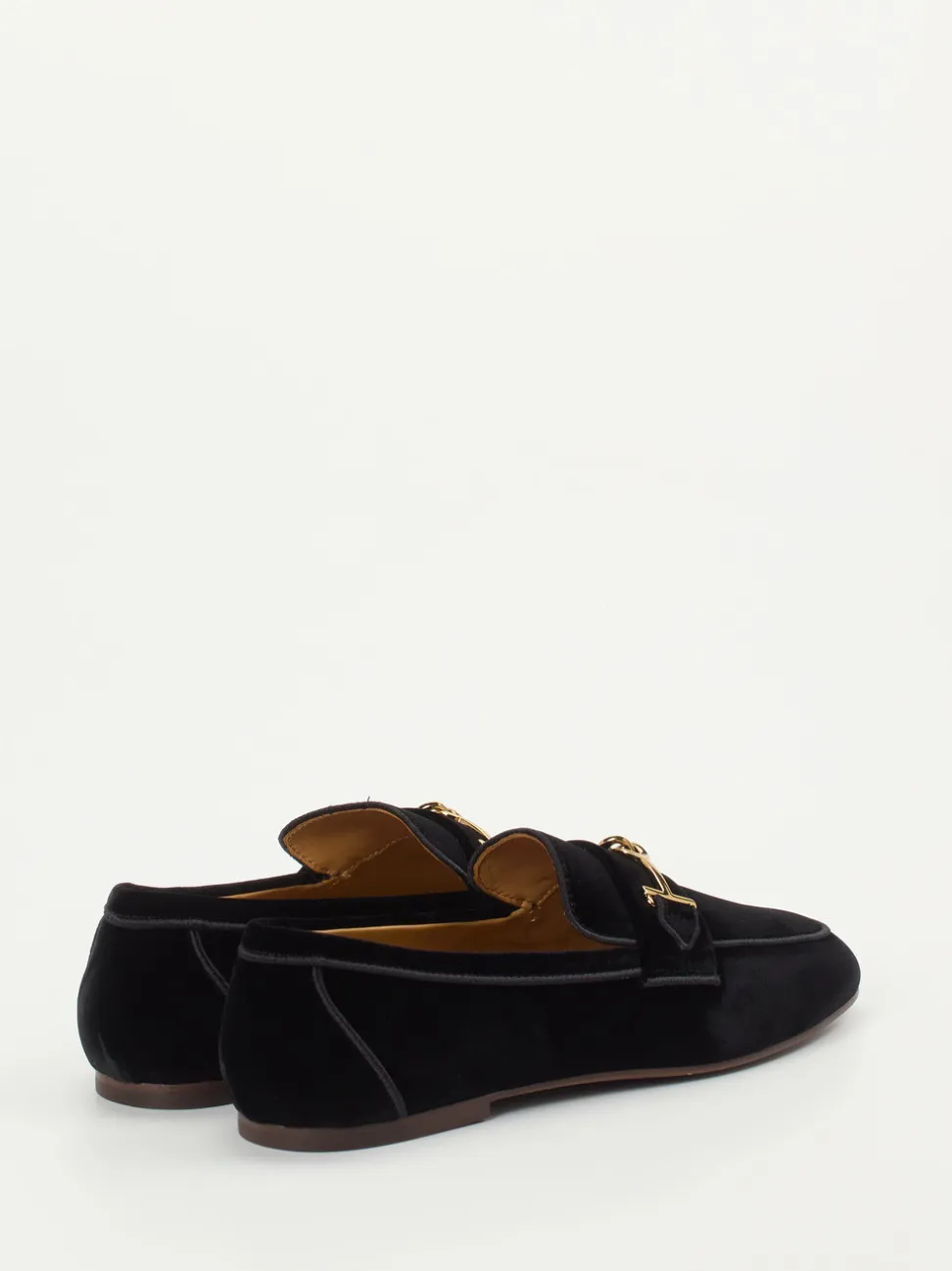 Tod's – Loafer aus Veloursleder Schwarz