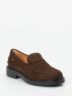 Tod's – Loafer aus Veloursleder schokoladenbraun