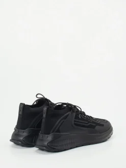 Tod's – Mid-Top Sneaker aus Textil in Schwarz