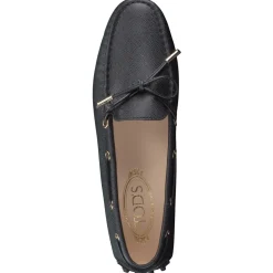 Tod's – Mokassin aus geprägtem Leder Schwarz