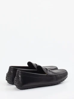 Tod's – Mokassin aus glänzendem Leder schwarz