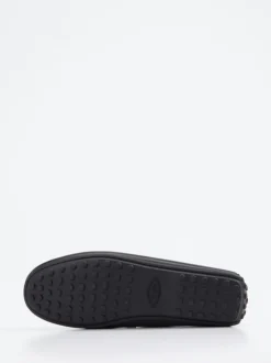 Tod's – Mokassin aus glänzendem Leder schwarz