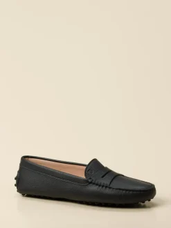 Tod's – Mokassin aus Kalbleder in Tiefblau