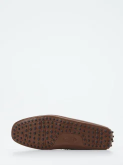 Tod's – Mokassin aus Kalbleder in Mittelbraun