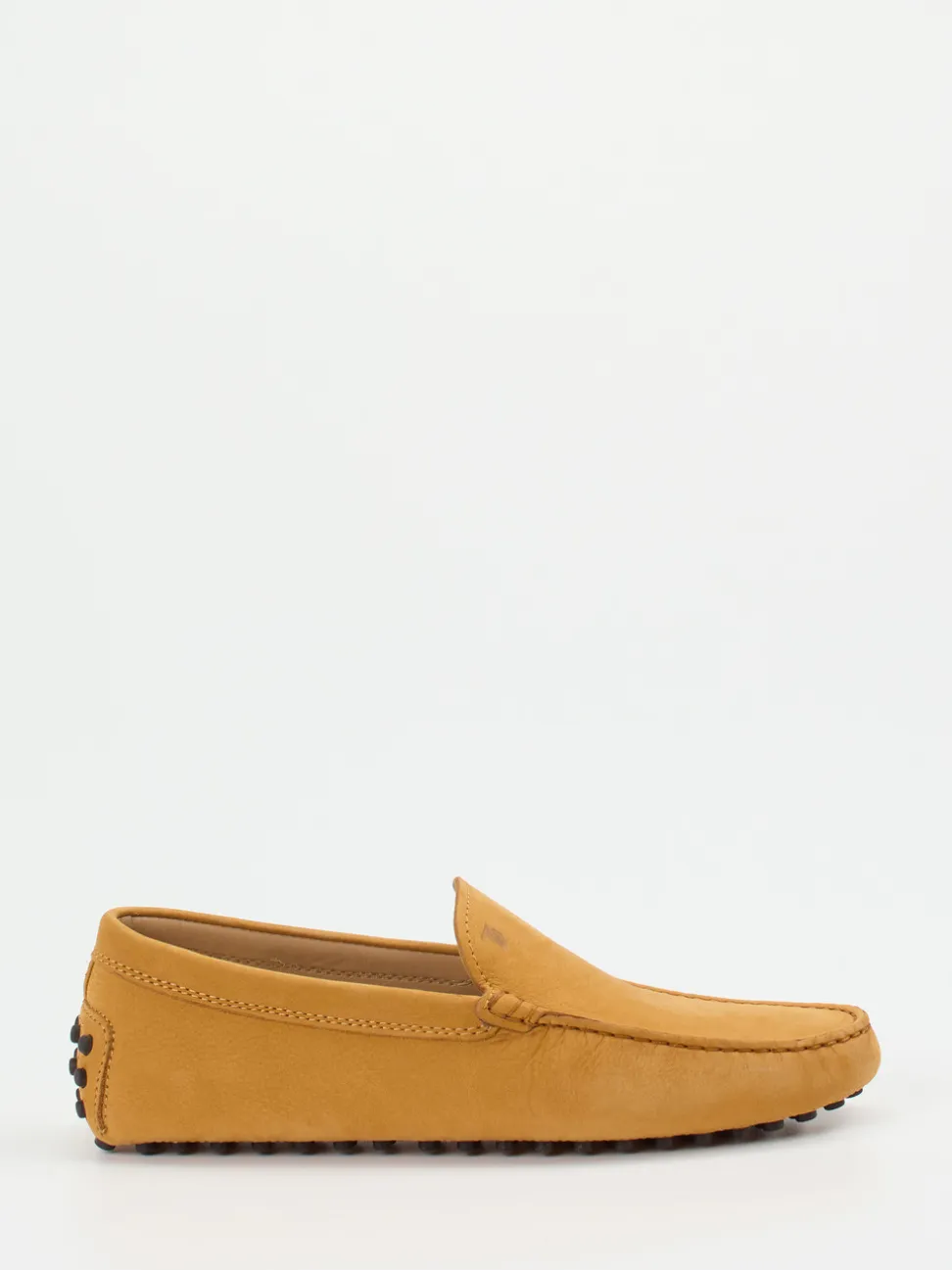 Tod's – Mokassin aus Nubukleder in Honiggelb