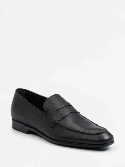 Tod's – Penny Loafer aus geprägtem Leder schwarz