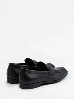 Tod's – Penny Loafer aus geprägtem Leder schwarz