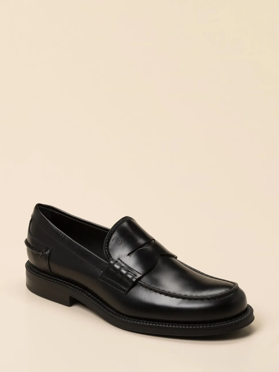 Tod's – Penny Loafer aus Kalbleder schwarz