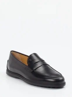 Tod's – Penny Loafer aus Kalbleder Schwarz