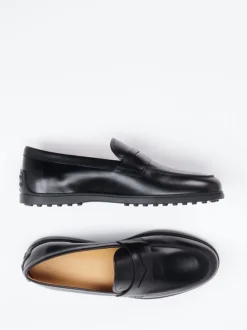 Tod's – Penny Loafer aus Kalbleder Schwarz