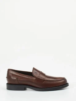Tod's – Penny Loafer aus Kalbleder in Braun