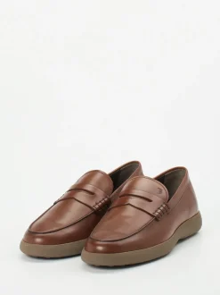Tod's – Penny Loafer aus Kalbleder Mittelbraun