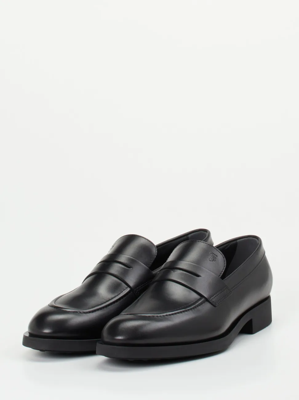 Tod's – Penny Loafer aus Kalbleder in Schwarz