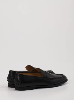 Tod's – Penny Loafer aus Lammleder Schwarz