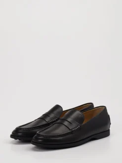 Tod's – Penny Loafer aus Lammleder Schwarz