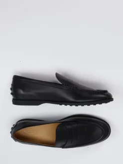 Tod's – Penny Loafer aus Lammleder Schwarz
