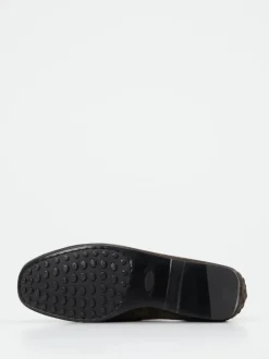 Tod's – Penny Loafer aus Veloursleder Dunkelbraun