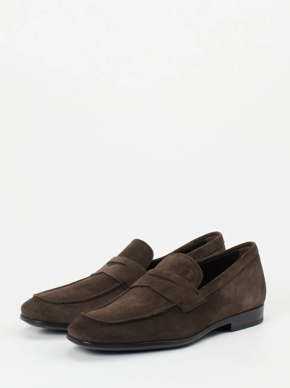 Tod's – Penny Loafer aus Veloursleder Braun