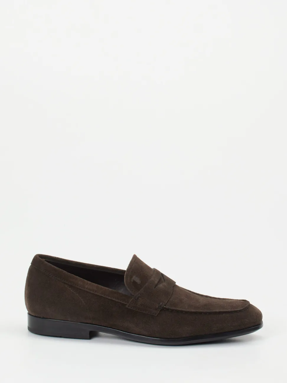 Tod's – Penny Loafer aus Veloursleder Braun
