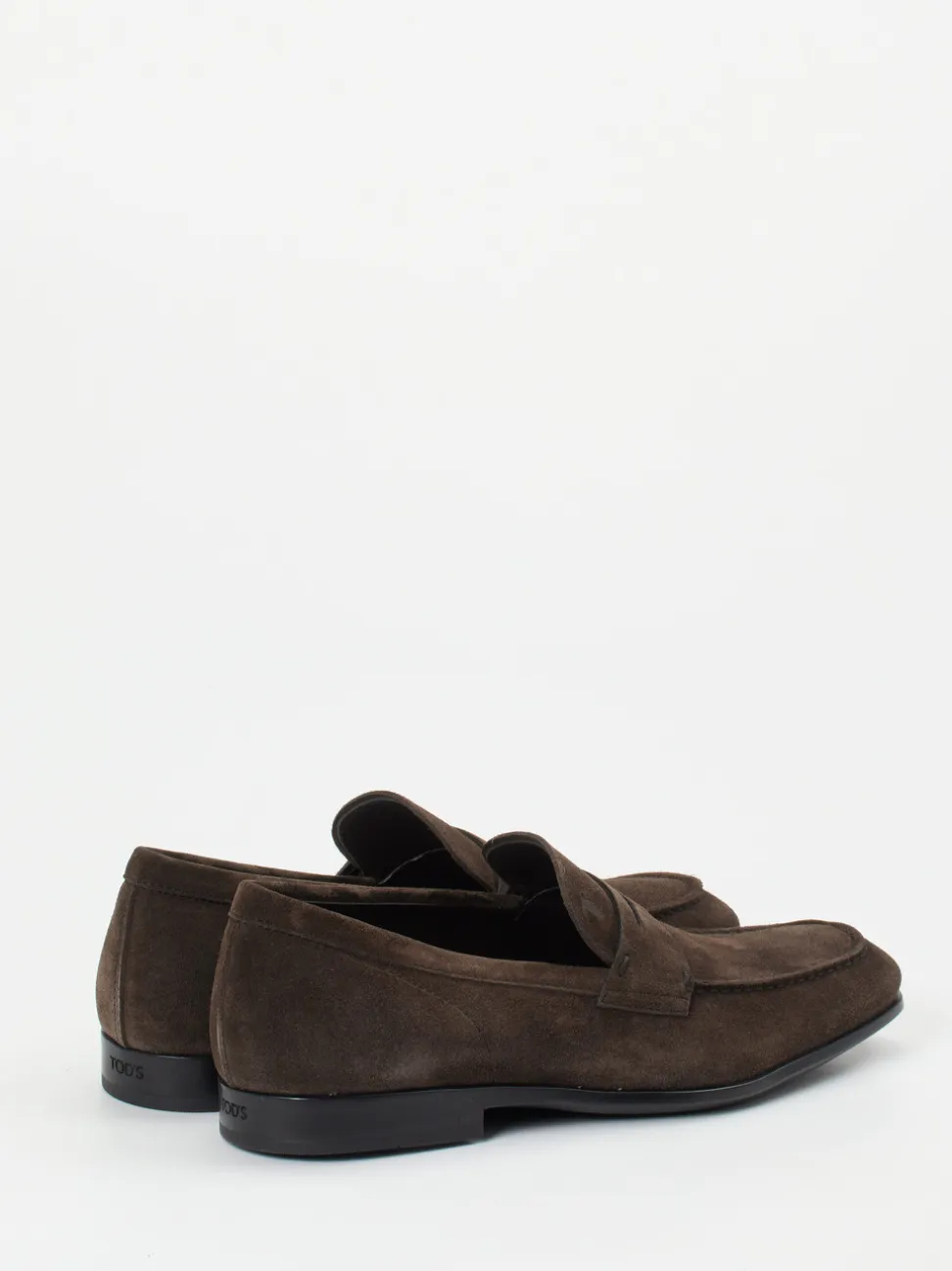 Tod's – Penny Loafer aus Veloursleder Braun