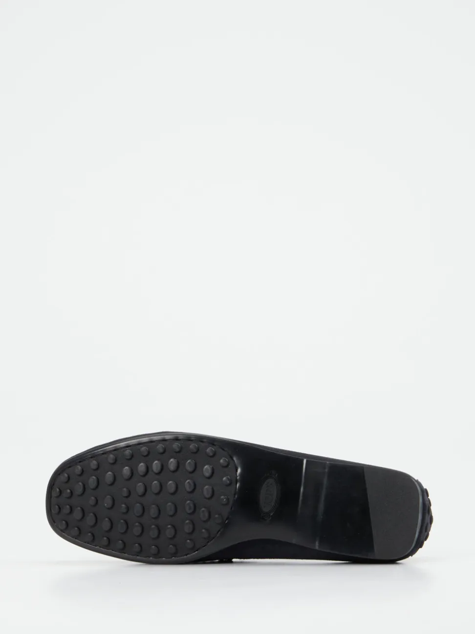 Tod's – Penny Loafer aus Veloursleder in Blau
