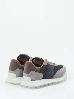Tod's – Retro-Sneaker aus Veloursleder und Mesh