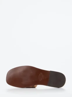 Tod's – Slides aus Kalbleder in Nude