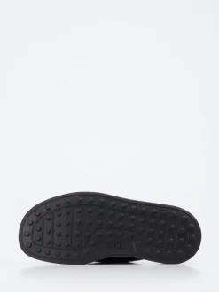 Tod's – Slides aus Lammleder Schwarz