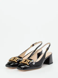 Tod's – Slingback-Pumps aus Lackleder Schwarz